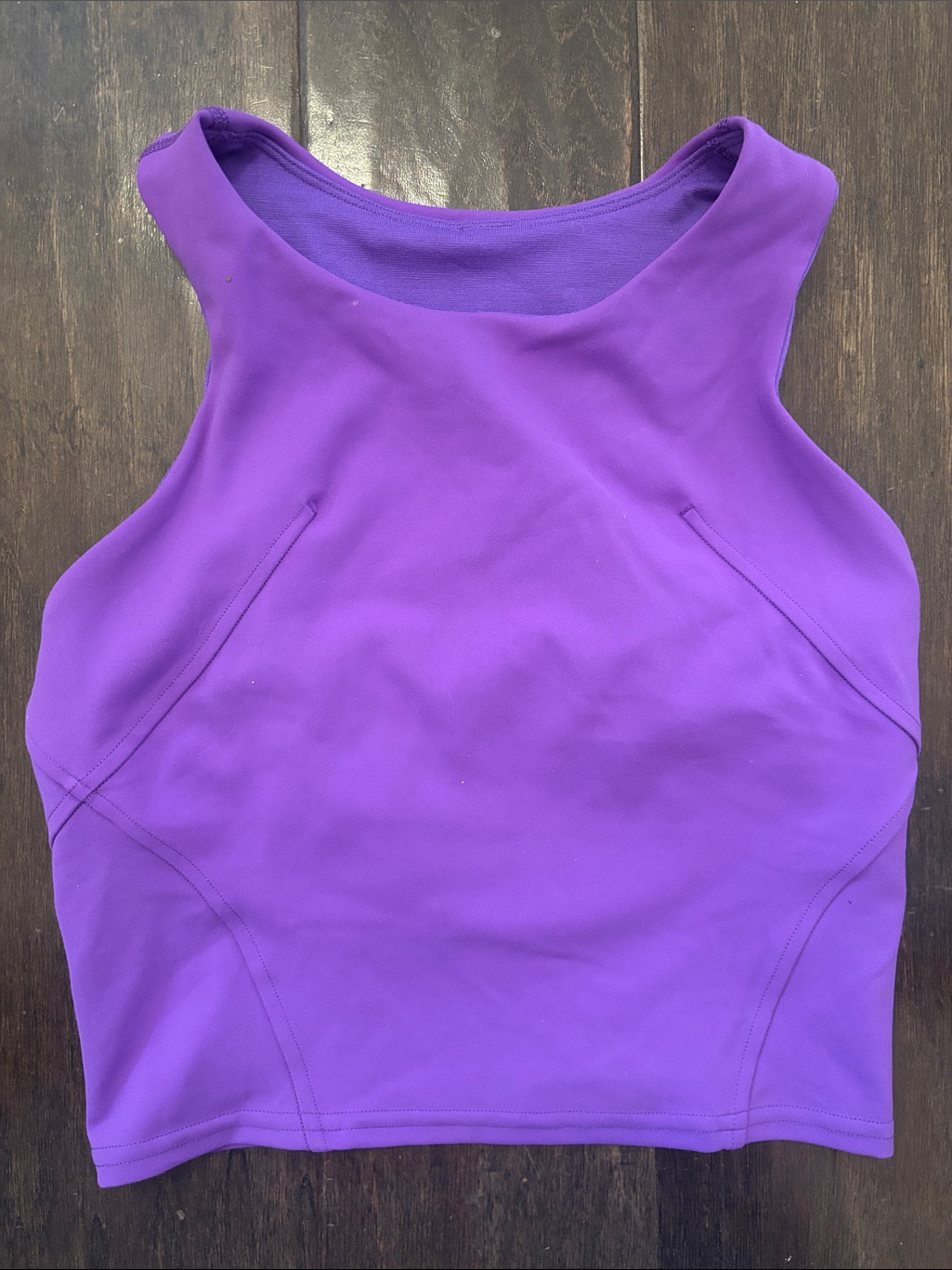 Lululemon Purple Cropped Tank